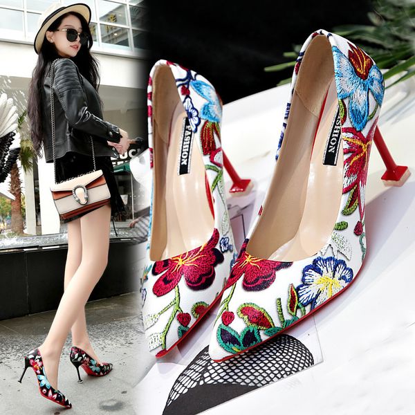 dress shoes spring s pointy shallow sweet and beautiful flowers hit color stiletto heels fashion high heel 221130, Black
dress shoes spring s pointy shallow sweet and beautiful flowers hit color stiletto heels fashion high heel 221130, Black