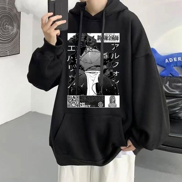 men's hoodies sweatshirts japan anime fullmetal alchemist harajuku print hoodie alphonse elric manga tracksuit trend classic men sweats, Black
men's hoodies sweatshirts japan anime fullmetal alchemist harajuku print hoodie alphonse elric manga tracksuit trend classic men sweats, Black