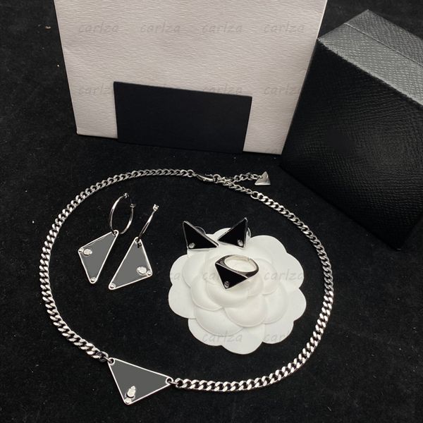 designer jewelry sets necklaces luxury rings womens studs fashion earrings classical letters men stainless steel chain p bangle new, Silver
designer jewelry sets necklaces luxury rings womens studs fashion earrings classical letters men stainless steel chain p bangle new, Silver