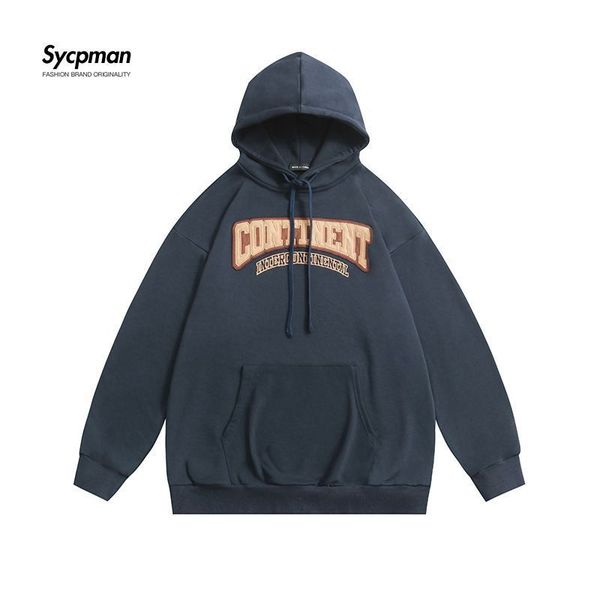 men's hoodies sweatshirts european and american hip hop letter pattern hooded hoodie men women loose couple's clothing casual vers, Black
men's hoodies sweatshirts european and american hip hop letter pattern hooded hoodie men women loose couple's clothing casual vers, Black