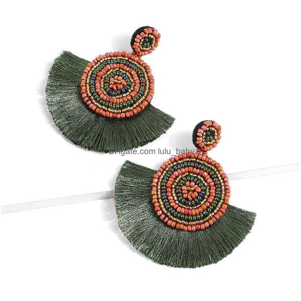 dangle chandelier bohemia fashion jewelry womens beaded tassels dangle earrings handwoven stud drop delivery dhlve, Silver
dangle chandelier bohemia fashion jewelry womens beaded tassels dangle earrings handwoven stud drop delivery dhlve, Silver