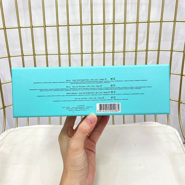 sheer fragrance perfume iheer white edition 30ml 4pcs intense diamond bottle parfum with box gift woman spray shiping
sheer fragrance perfume iheer white edition 30ml 4pcs intense diamond bottle parfum with box gift woman spray shiping