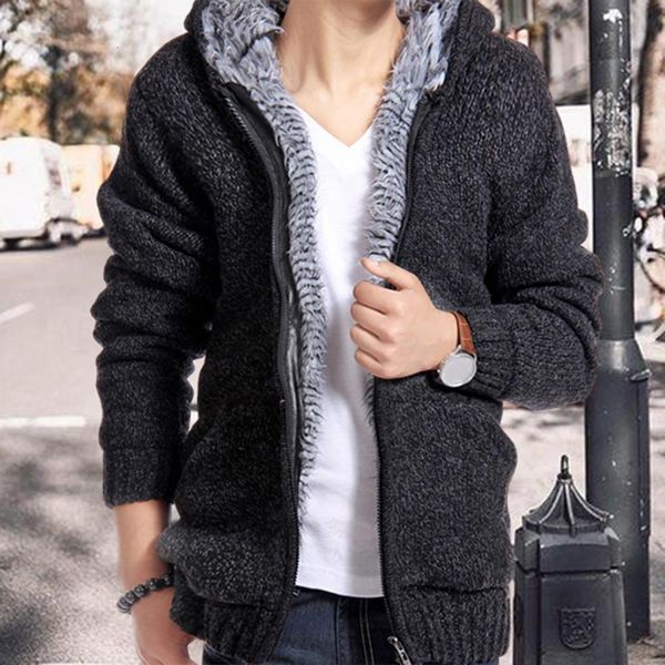 mens sweaters sweater coat solid color plush lining outwear coldproof long sleeve autumn winter zipper hooded jacket for work 221130, White;black
mens sweaters sweater coat solid color plush lining outwear coldproof long sleeve autumn winter zipper hooded jacket for work 221130, White;black
