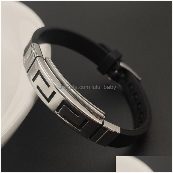 jelly fashion jewelry men women sile stainless steel bracelet classic cross sports drop delivery bracelets dhavf, Black
jelly fashion jewelry men women sile stainless steel bracelet classic cross sports drop delivery bracelets dhavf, Black