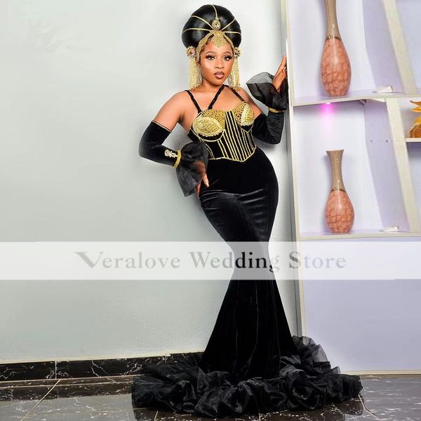 black velvet prom party dresses 2023 long sleeves african mermaid evening gowns robe de bal
black velvet prom party dresses 2023 long sleeves african mermaid evening gowns robe de bal