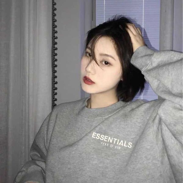 hoodies hweatshirts essentials multi thread round neck fog sweater long sleeve chest high street same as ouyang nana, Black
hoodies hweatshirts essentials multi thread round neck fog sweater long sleeve chest high street same as ouyang nana, Black