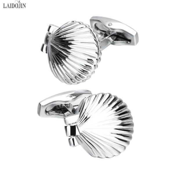 cuff links laidojin est metal silver shell shape links for mens french shirts s novelty links male wedding gift jewelry 221130
cuff links laidojin est metal silver shell shape links for mens french shirts s novelty links male wedding gift jewelry 221130