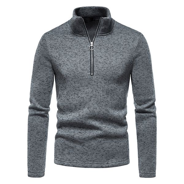 mens sweaters mens solid color base shirt high neck long sleeve pullover sweater with personalized zipper design 221130, White;black
mens sweaters mens solid color base shirt high neck long sleeve pullover sweater with personalized zipper design 221130, White;black