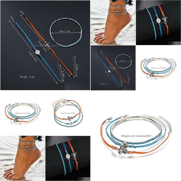 anklets fashion jewelry 3d flower anklets set wax wire handmade woven turtle chain anklet foot ornament 3pcs/set drop delivery dh6lz, Red;blue
anklets fashion jewelry 3d flower anklets set wax wire handmade woven turtle chain anklet foot ornament 3pcs/set drop delivery dh6lz, Red;blue