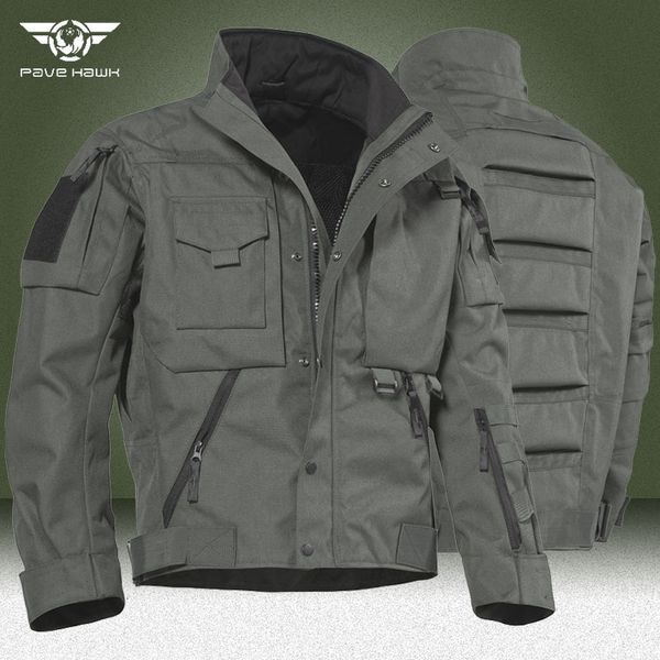 men's jackets agent tactical jacket men military waterproof multi pocket cargo windbreaker coats outdoor army wear-resistant combat 221, Black;brown 
men's jackets agent tactical jacket men military waterproof multi pocket cargo windbreaker coats outdoor army wear-resistant combat 221, Black;brown