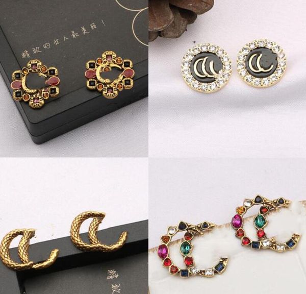 20colors 18k gold plated g letters stud brand designers earrings women gold crystal rhinestone pearl earring for wedding party jewerlry acce, Golden;silver
20colors 18k gold plated g letters stud brand designers earrings women gold crystal rhinestone pearl earring for wedding party jewerlry acce, Golden;silver