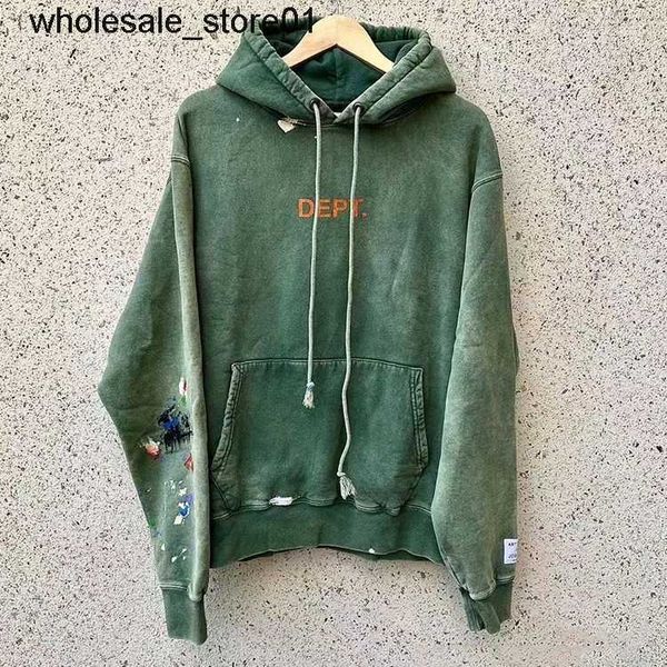 men's hoodies designer sweatshirts galery dept graffiti speckled letters printed wash worn fashion hoodie, Black
men's hoodies designer sweatshirts galery dept graffiti speckled letters printed wash worn fashion hoodie, Black