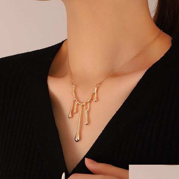 pendant necklaces fashion jewelry water drop lave pendant necklace hip hop short chain sweater necklaces delivery pendants dhkl1, Silver
pendant necklaces fashion jewelry water drop lave pendant necklace hip hop short chain sweater necklaces delivery pendants dhkl1, Silver