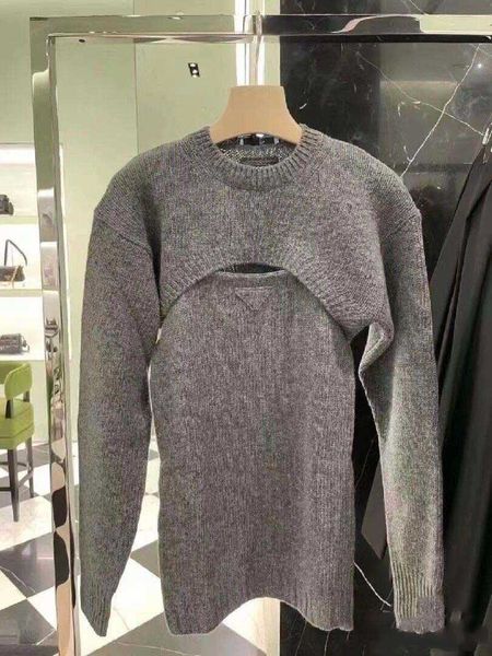 women's sweaters triangle grey knitwear women's 2023 early spring new slim versatile, White;black
women's sweaters triangle grey knitwear women's 2023 early spring new slim versatile, White;black