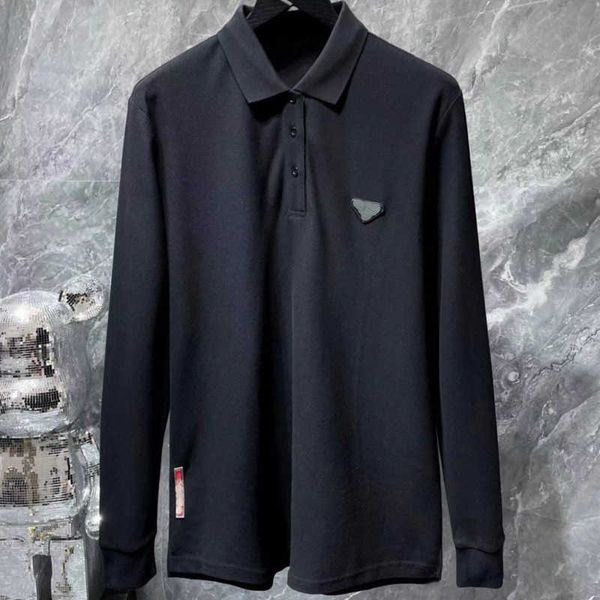 cotton polo shirt mens sweatshirt classic triangle logo embroidery long sleeve t-shirt pd designer tshirt men fashion casual pullover sweate, White;black
cotton polo shirt mens sweatshirt classic triangle logo embroidery long sleeve t-shirt pd designer tshirt men fashion casual pullover sweate, White;black