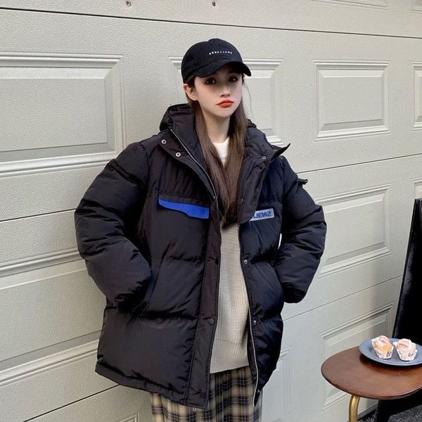 women's down parkas jacket cotton winter warm ladies korean version of the fashion white 221129, Black
women's down parkas jacket cotton winter warm ladies korean version of the fashion white 221129, Black
