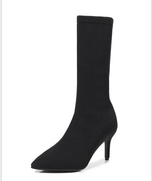 new fashion pointed suede set of solid color boots women039s boots5723448, Black
new fashion pointed suede set of solid color boots women039s boots5723448, Black