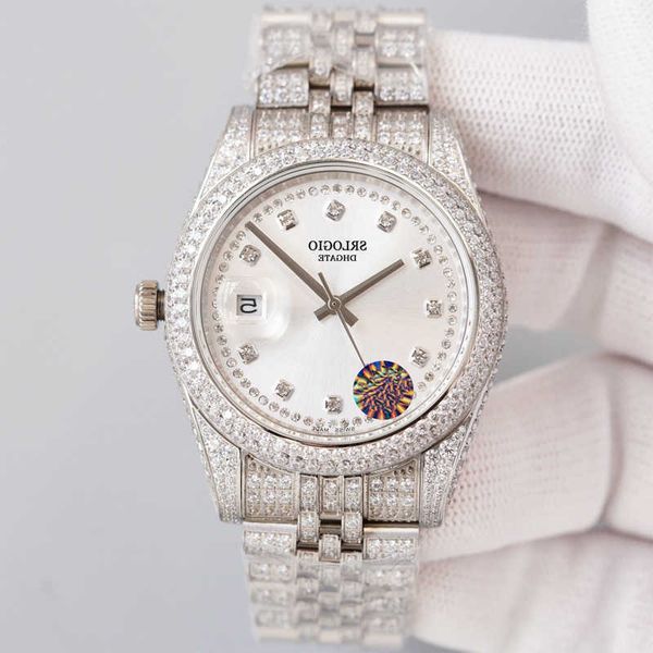 watches diamond automatic mechanical wristwatch watch 41mm stainless steel strap sapphire mirror waterproof design diamonds bracelet, Silver
watches diamond automatic mechanical wristwatch watch 41mm stainless steel strap sapphire mirror waterproof design diamonds bracelet, Silver