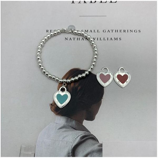 beaded sier heart strands beaded bracelet designer luxury charm bracelets for women return love original logo round beads chain gift dhbup, Black
beaded sier heart strands beaded bracelet designer luxury charm bracelets for women return love original logo round beads chain gift dhbup, Black