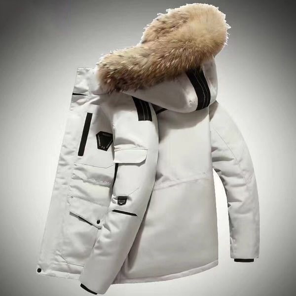 men's vests duck white down jacket men's and women's mediumlength koreanstyle stylish handsome cargo coat thick winter jacket, Black;white
men's vests duck white down jacket men's and women's mediumlength koreanstyle stylish handsome cargo coat thick winter jacket, Black;white