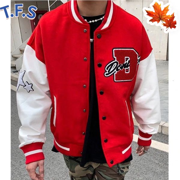 mens jackets tfs american letter printed baseball uniform men y2k street hiphop retro jacket coat couple casual allmatch clothing 221130, Black;brown
mens jackets tfs american letter printed baseball uniform men y2k street hiphop retro jacket coat couple casual allmatch clothing 221130, Black;brown