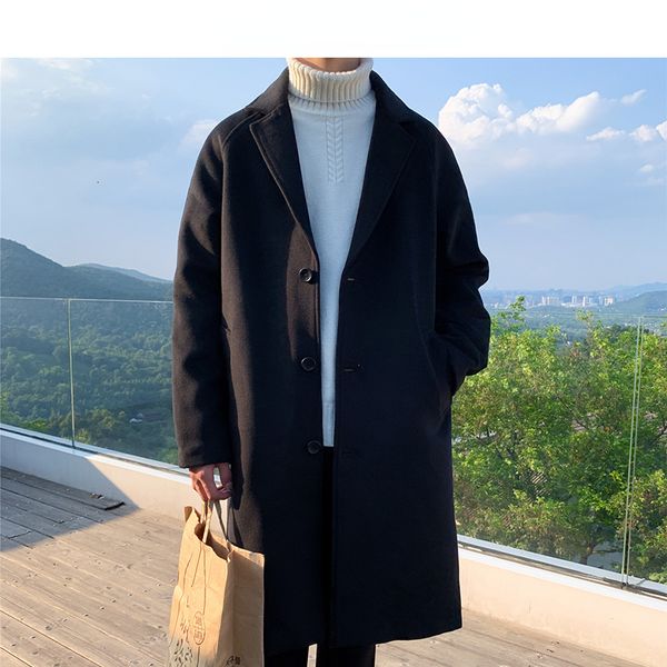 men's wool blends men korean fashion winter jacket coats wool coat mens oversized harajuku overcoat male japanese streetwear jackets 22, Black
men's wool blends men korean fashion winter jacket coats wool coat mens oversized harajuku overcoat male japanese streetwear jackets 22, Black