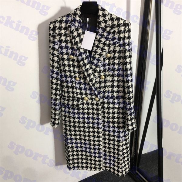 houndstooth coat long suit outerwear womens tweed coats metal button jacket ladies plus size outerwears, Black
houndstooth coat long suit outerwear womens tweed coats metal button jacket ladies plus size outerwears, Black