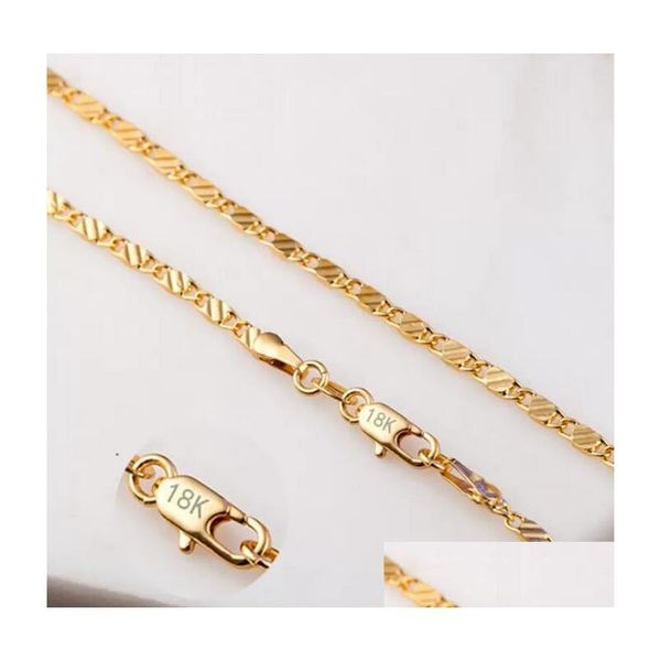 chains 2mm flat chain necklace for men hip hop 18k gold 925 sterling sier chains women fashion diy jewelry 16-24inch drop delivery 2 dher2, Silver
chains 2mm flat chain necklace for men hip hop 18k gold 925 sterling sier chains women fashion diy jewelry 16-24inch drop delivery 2 dher2, Silver