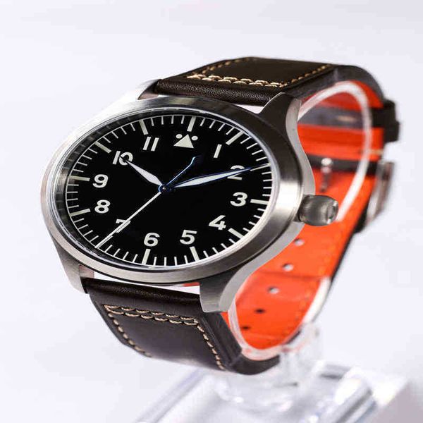 lw bla nh35 movement pilot watch with type-b or type-a escapement dial and 42mm case waterproof 300m timeautomatic 3uzz, Slivery;brown
lw bla nh35 movement pilot watch with type-b or type-a escapement dial and 42mm case waterproof 300m timeautomatic 3uzz, Slivery;brown