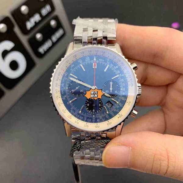 chronograph aaaaa luxury watches for men mechanics wristwatch designer breit aviation timing series automatic mechanical watch sapphire watc, Slivery;brown
chronograph aaaaa luxury watches for men mechanics wristwatch designer breit aviation timing series automatic mechanical watch sapphire watc, Slivery;brown