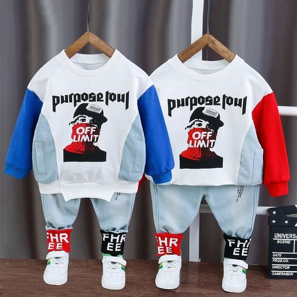 clothing sets children's clothing set children's foreign style spring and autumn baby sports handsome denim two piece suit 221130, White
clothing sets children's clothing set children's foreign style spring and autumn baby sports handsome denim two piece suit 221130, White
