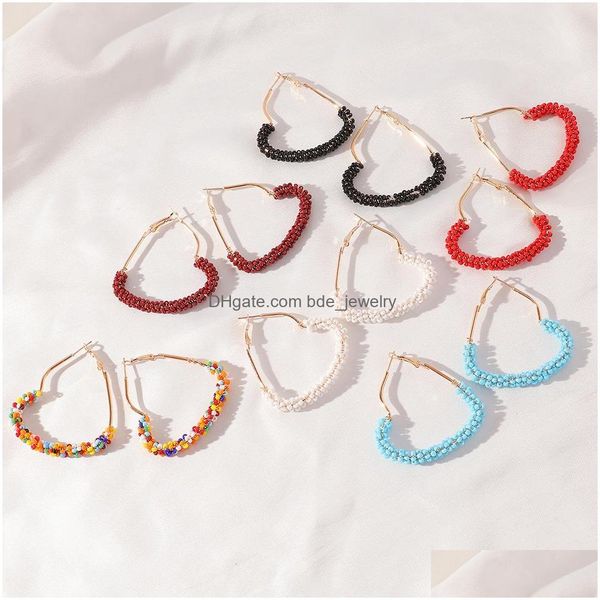 dangle chandelier bohemian fashion exaggerated mini beads love handmade earrings colorf beaded hoop drop delivery jewelry dhx0q, Silver
dangle chandelier bohemian fashion exaggerated mini beads love handmade earrings colorf beaded hoop drop delivery jewelry dhx0q, Silver