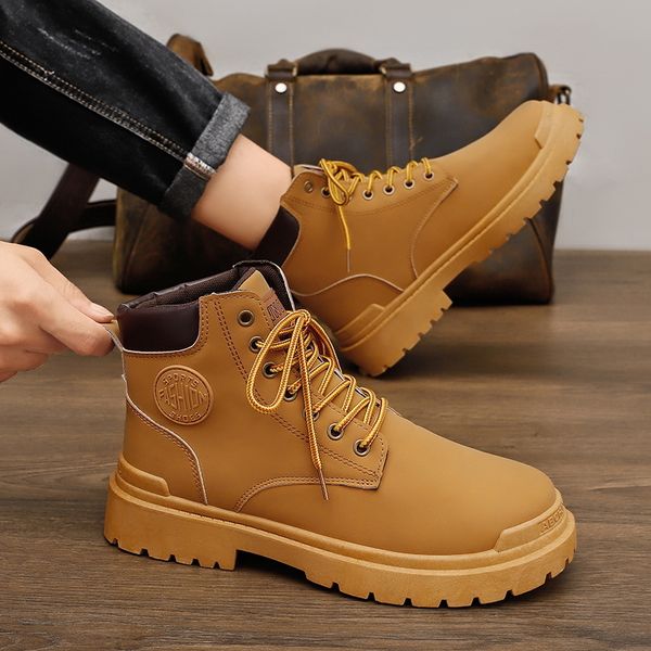 boots selling work men fashion casual motorcycle leather shoes thick sole ankle 221129, Black
boots selling work men fashion casual motorcycle leather shoes thick sole ankle 221129, Black