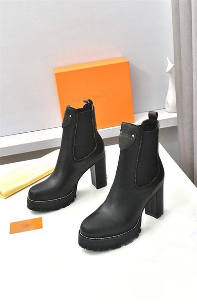 beaubourg ankle boot womens leather platform ankles boots lady fashion high heel booties with box, Black
beaubourg ankle boot womens leather platform ankles boots lady fashion high heel booties with box, Black