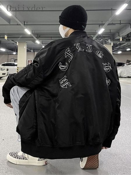 men's jackets gmiixder hip hop vintage men high street baseball uniform embroidered sanskrit women bf american streetwear coat 221129, Black;brown
men's jackets gmiixder hip hop vintage men high street baseball uniform embroidered sanskrit women bf american streetwear coat 221129, Black;brown