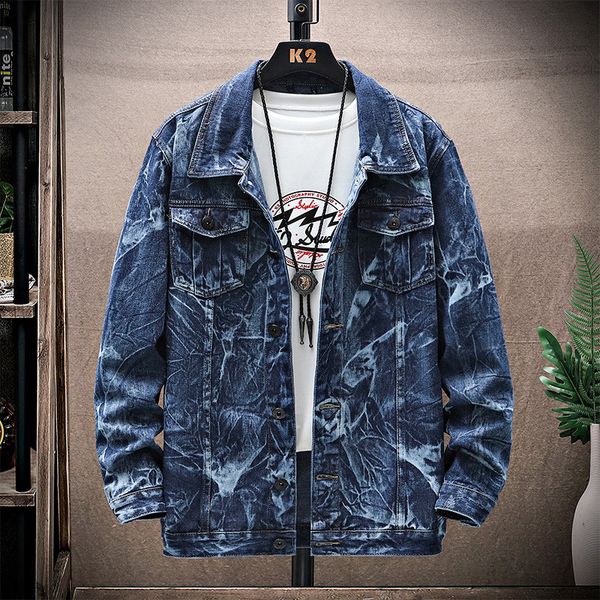 men's jackets men clothing retro fashion denim jacket plus size autumn spring outerwear casual man jeans coats oversized m8xl 221129, Black;brown
men's jackets men clothing retro fashion denim jacket plus size autumn spring outerwear casual man jeans coats oversized m8xl 221129, Black;brown