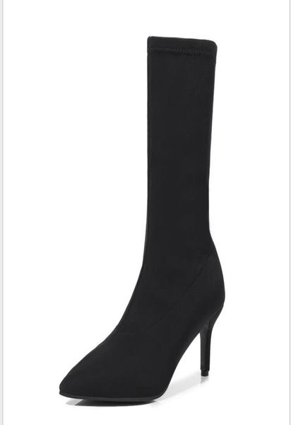 new fashion pointed suede set of solid color boots women039s boots2528993, Black
new fashion pointed suede set of solid color boots women039s boots2528993, Black