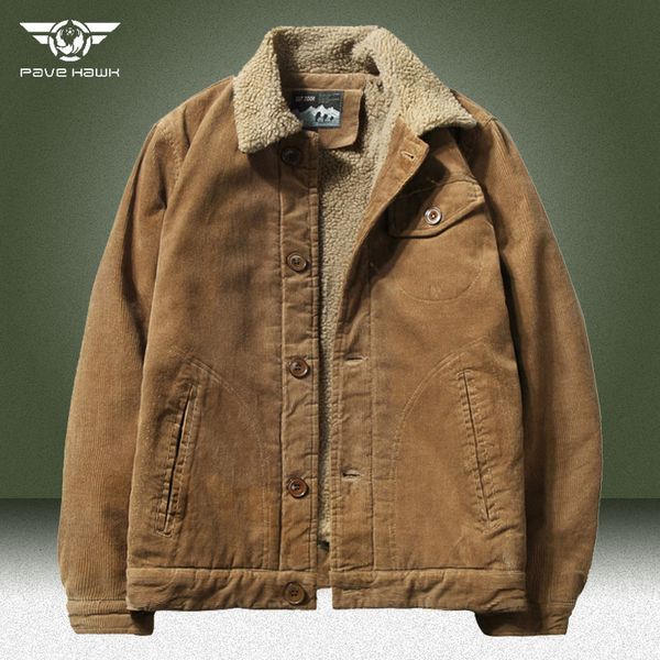 men's jackets corduroy cargo men military winter fur collar thick warm windbreaker male solid color fleece thermal casual bomber coats, Black;brown
men's jackets corduroy cargo men military winter fur collar thick warm windbreaker male solid color fleece thermal casual bomber coats, Black;brown