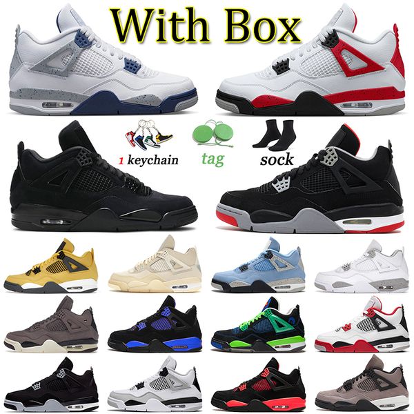 with box j4 4 basketball shoes men trainers jumpman 4s sneakers sports red cement offs white oreo women violet ore military black canvas red, White;red
with box j4 4 basketball shoes men trainers jumpman 4s sneakers sports red cement offs white oreo women violet ore military black canvas red, White;red