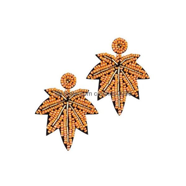 dangle chandelier bohemia fashion jewelry womens beaded maple leaf earrings handmade beads dangle stud drop delivery dhmdn, Silver
dangle chandelier bohemia fashion jewelry womens beaded maple leaf earrings handmade beads dangle stud drop delivery dhmdn, Silver