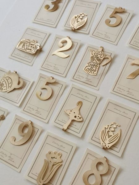 Advertising display equipment Vintage Tongs Brass Clips Number Shape Memo Paper Clip Reciept Folder Metal Notebook Decoration Clamp Planner Accessories 221130