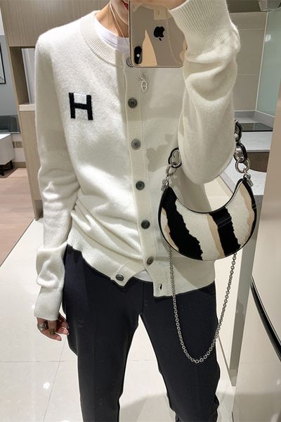 women's knits tees dy europe station cashmere cardigan women's loose h-letter thin knitted jacket sweater slim round neck 221130, White
women's knits tees dy europe station cashmere cardigan women's loose h-letter thin knitted jacket sweater slim round neck 221130, White