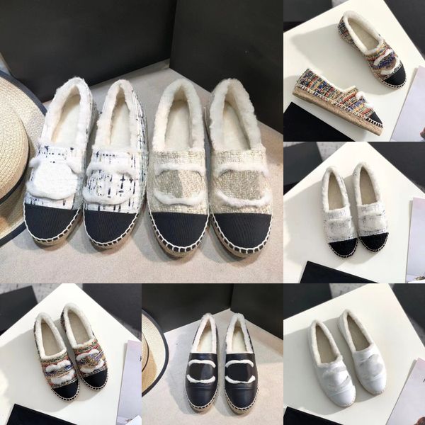 paris fashion straw soles bottom tweed shoes espadrilles leather sneaker for women lady designer slip on flat loafer fur fisherman shoe casu
paris fashion straw soles bottom tweed shoes espadrilles leather sneaker for women lady designer slip on flat loafer fur fisherman shoe casu