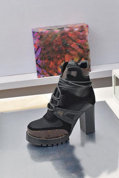 luxury star trail ankle boot womens suede leather high heel booties lace up martin boots lady fashion winter ankles boots, Black
luxury star trail ankle boot womens suede leather high heel booties lace up martin boots lady fashion winter ankles boots, Black