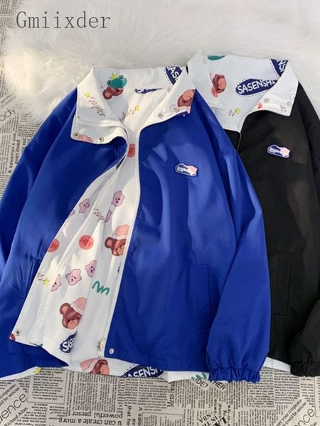 men's jackets gmiixder men full printed both sides wearing women korean loose varsity preppy handsome spring double sided 221129, Black;brown
men's jackets gmiixder men full printed both sides wearing women korean loose varsity preppy handsome spring double sided 221129, Black;brown