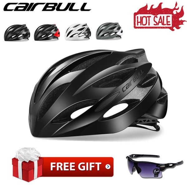 Image of Cycling Helmets CAIRBULL Ultralight Racing with Sunglasses IntergrallyMolded MTB Bicycle Mountain Road Bike 221130