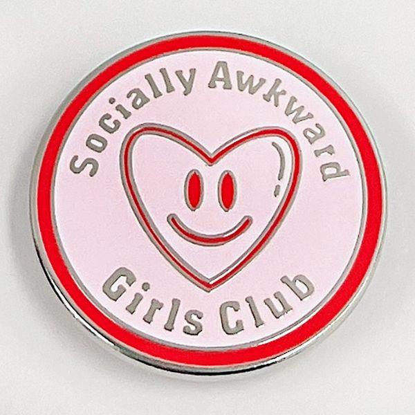 socially awkward girls club brooch metal badge gift cute anime movies games hard enamel pins collect metal cartoon, Blue
socially awkward girls club brooch metal badge gift cute anime movies games hard enamel pins collect metal cartoon, Blue