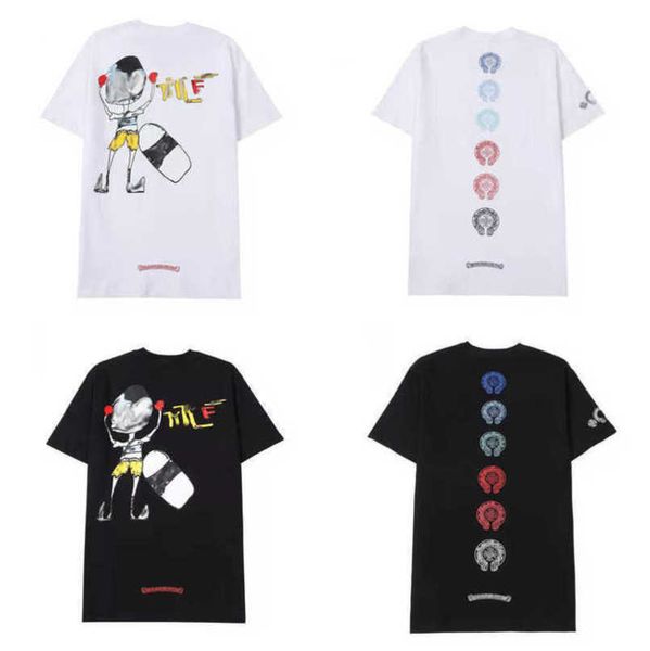fashion men's luxury t shirt ch brand tees men women sanskrit letter short sleeve horseshoe couple t-shirts designer polos tshirts cro, White;black
fashion men's luxury t shirt ch brand tees men women sanskrit letter short sleeve horseshoe couple t-shirts designer polos tshirts cro, White;black