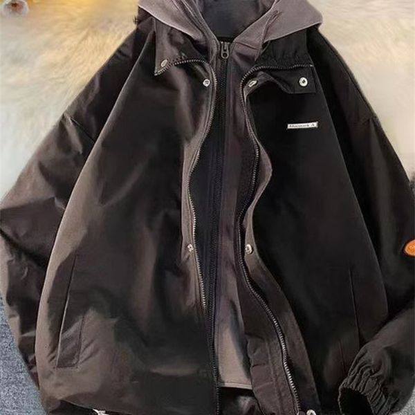men's jackets gmiixder baseball uniform men all match oversize hooded couples wear spring winter preppy zip up varsity 221129, Black;brown
men's jackets gmiixder baseball uniform men all match oversize hooded couples wear spring winter preppy zip up varsity 221129, Black;brown