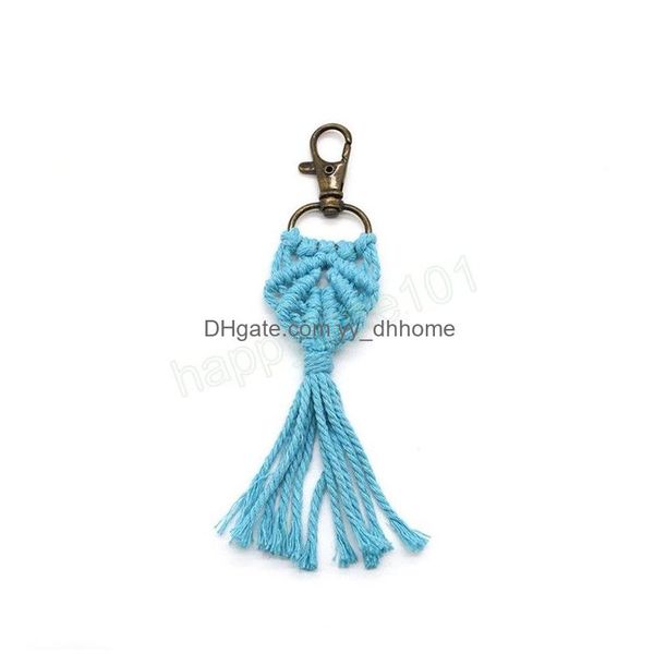 key rings fashion handmade cotton rope tassel key chains for women holder keyring boho rame bag charm car hanging pendant jewelry dr dhaiy, Slivery;golden
key rings fashion handmade cotton rope tassel key chains for women holder keyring boho rame bag charm car hanging pendant jewelry dr dhaiy, Slivery;golden